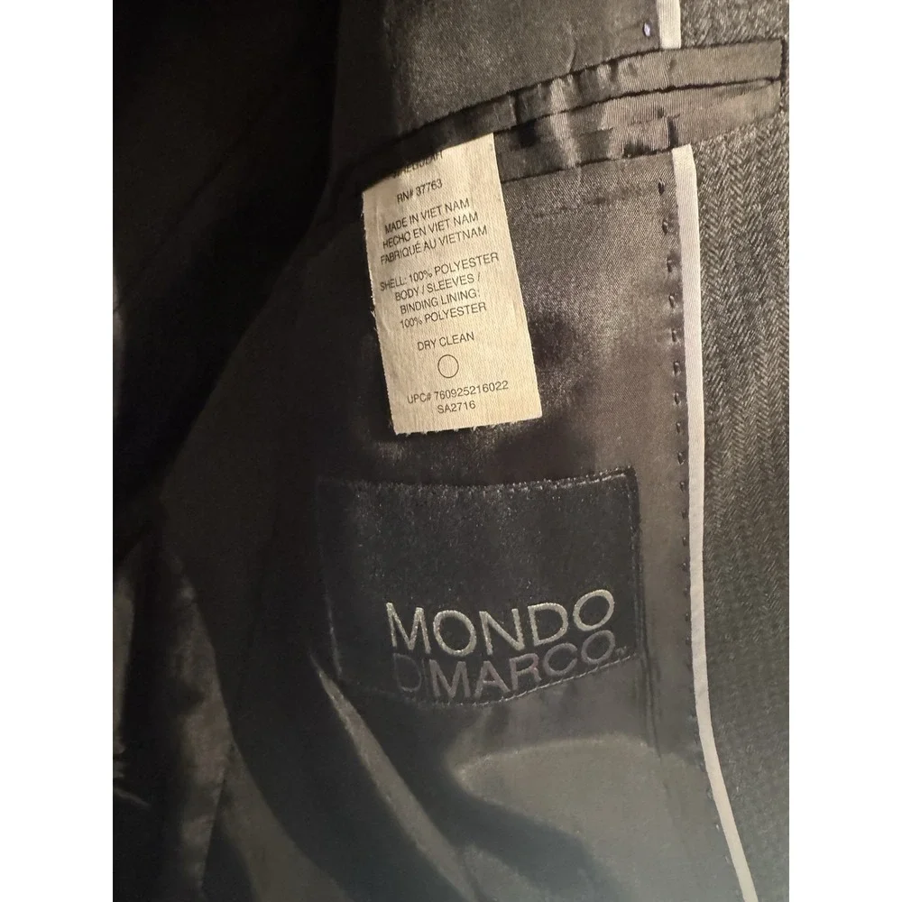 Mondo Di Marco Blazer Mens 44 Regular Two Button Jacket Sports Coat